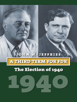 cover image of A Third Term for FDR